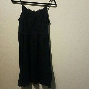 Old Navy Petite Small Black Dress Edge Detailing